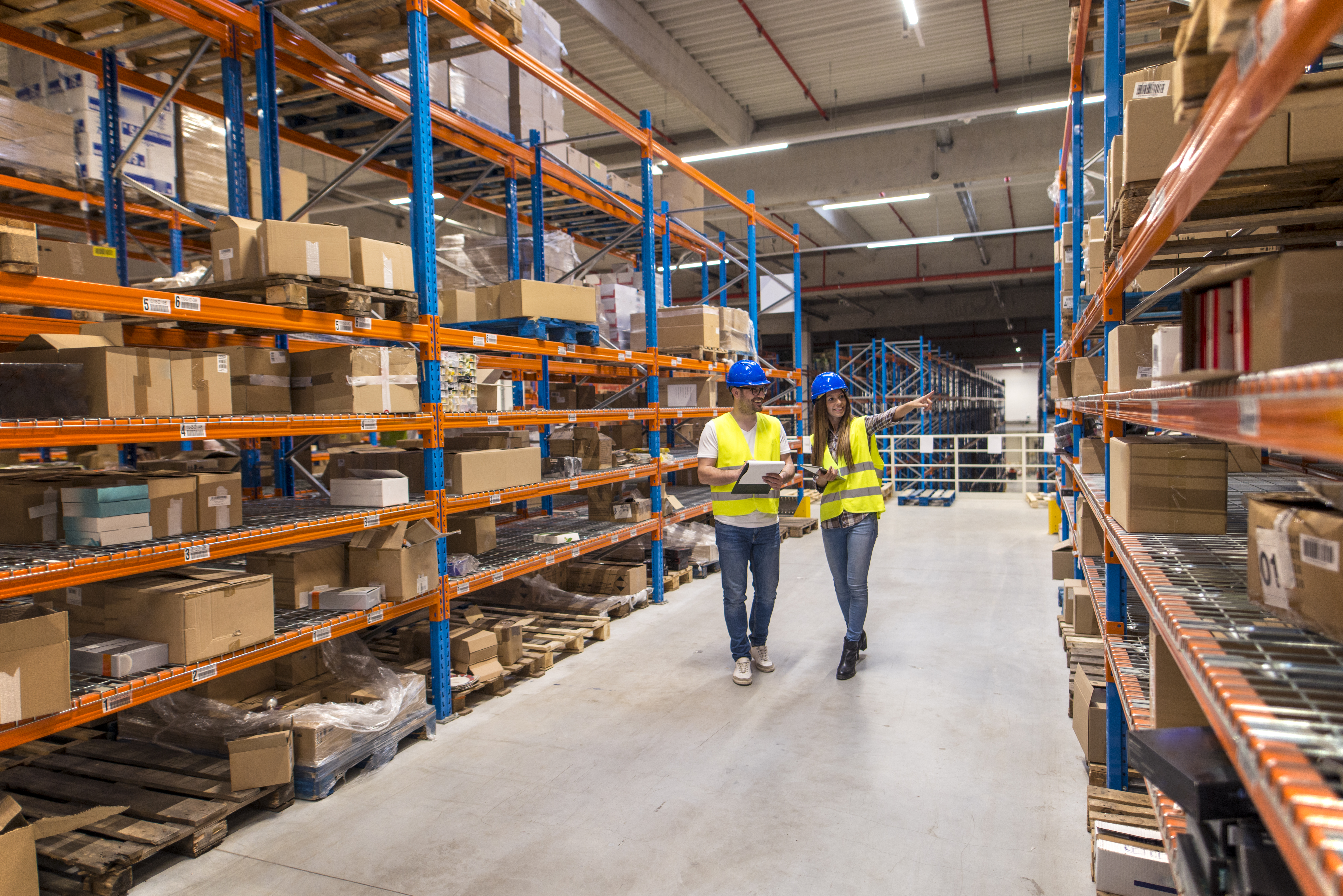 Modern warehousing and inventory storage facility